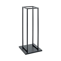 Avis Mes Porte-bûches vertical 33x33x85 cm en acier noir