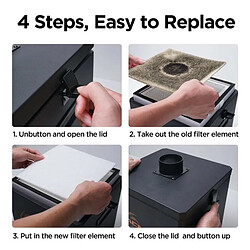 Purificateur d'air et de fumée ACMER AP220 pour machines de gravure laser