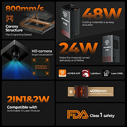 Machine de gravure laser ACMER P3 24W