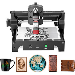 Graveur Laser de Précision ACMER 3,5W - Zone de Gravure 130x130mm