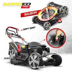Acheter Tondeuse thermique tractée 167CC avec moteur Honda, mulching et éjection latérale - Gardeo Pro
