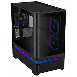 ASUS PRIME AP202 TG Boîtier mini tour mATX Mini-ITX ARGB verre trempé noir