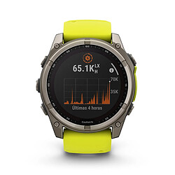 Montre Connectée Garmin Fenix 8 Solar Sapphire GPS 51mm Jaune