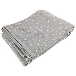 Linnea drap de bain coton Efficient Dots - Gris