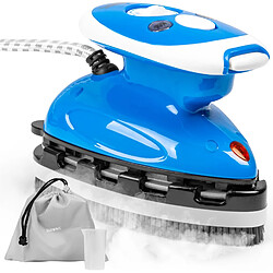 Duronic SI2 BE Fer à Repasser à Vapeur de Voyage 375W Léger et Compact 762g Semelle antiadhésive Réservoir de 50 ml avec Brosse et Pochette de Transport