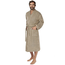 Avis Linnea peignoir de bain kimono adulte - Marron