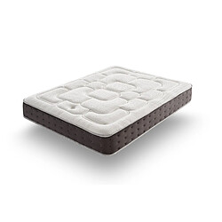 Simpur Matelas 140x200 Royal Top, mousse mémoire ViscoGraphene, 30 cm, 11 zones, thermo-régulé, excellente indépendance de couchage