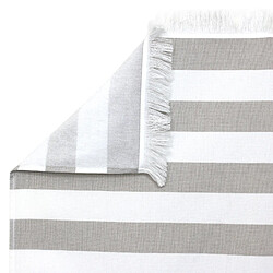 Avis Linnea Fouta drap de plage rayé
