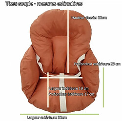 Coupey Coussin de chaise bébé - Bleu