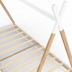 Idmarket Lit tipi enfant 90 x 190 CM CO pas cher