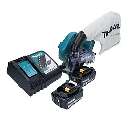Makita DCC500RF Scie circulaire sans fil 125mm Brushless 18V + 2x Batteries 3,0Ah + Chargeur
