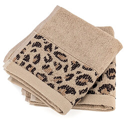 Linnea lot de 2 serviettes invité coton Wild II - jaune