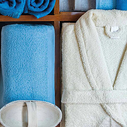 Avis Linnea Peignoir de bain col châle éponge - XL