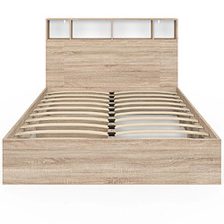 Avis Idmarket LIT DOUBLE CLEM 140X190 CM