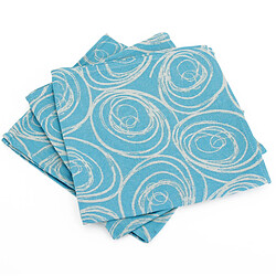 Linnea lot de serviettes de table jacquard coton