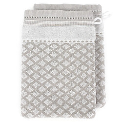 Linnea lot de gants de toilette classiques - lot de 2