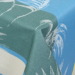 Linnea nappe enduite rectangulaire Palmier