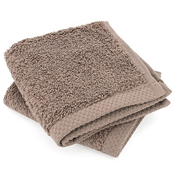 Linnea lot de 2 serviettes invité Pure - Taupe