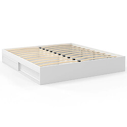 Avis Idmarket CADRE LIT SALEM 180X200 CM BL
