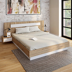 Idmarket LIT DOUBLE SANTA 160X200