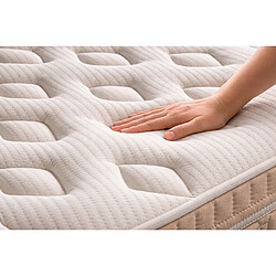 Simpur Matelas 160x200 Bio Thermal Cashmere, mousse multizone 30 cm, 7 zones, accueil moelleux, certifié Oeko-Tex pas cher