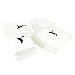 Linnea parure de bain 8 pièces Pure Tennis - Blanc