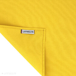 Linnea nappe rectangulaire enduite Diabolo - jaune