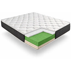 Simpur Matelas 160x200 bio green mousse de confort multizone bio pur épaisseur 30 cm hypoallergénique anatomique - certifié oeko-tex Simpur Relax | Matelas Épaisseur 30 Cm Bio Green® Hypoallergénique | 160x200 |