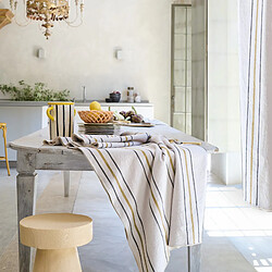 Linnea nappe rectangulaire Hoshi en coton à rayures