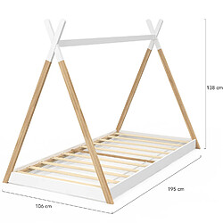 Acheter Idmarket Lit tipi enfant 90 x 190 CM CO