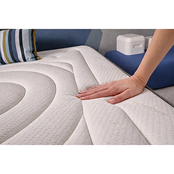 Simpur Matelas mousse 140x190 Imperial Cachemire, 25 cm, confort multizone, accueil moelleux, ferme, anti-acarien et hypoallergénique pas cher