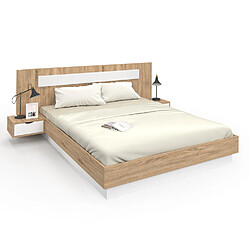 Idmarket LIT DOUBLE SANTA 160X200