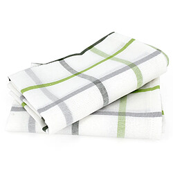 Linnea lot de 2 torchons de cuisine coton-lin