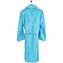 Avis Linnea peignoir de bain adulte col châle - Bleu