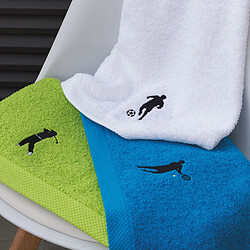 Linnea serviette de toilette Pure Tennis - Rouge pas cher