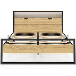 Avis Idmarket LIT DOUBLE DETROIT LED 140X190