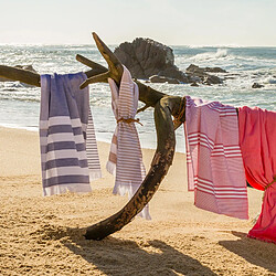 Linnea fouta drap de plage rayures pas cher