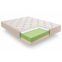 Simpur Matelas 120x190 crystal royalty mousse confort multizone épaisseur 30 cm ferme - 7 zones de confort