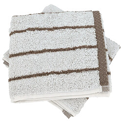 Linnea lot de 2 serviettes invité coton