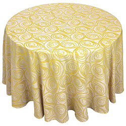 Linnea nappe ronde jacquard coton