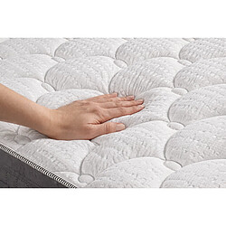 Simpur Matelas 90x200 Grand Class, mousse multizone 30 cm, 7 zones, tissu stretch, hypoallergénique, auto-régulation de température pas cher