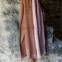 Avis Linnea serviette d’invité jacquard micro-coton Tethys - Rose