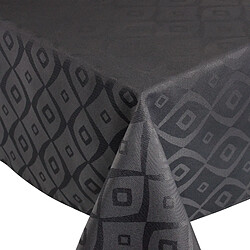 Linnea nappe carrée jacquard Brunch - Gris