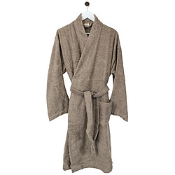 Linnea peignoir de bain kimono adulte - Marron pas cher
