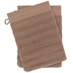 Linnea lot de gants de toilette double face - lot de 2
