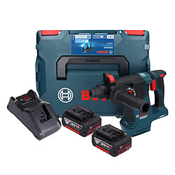 Bosch GBH 18V-24 C Professional Marteau perforateur sans fil 18 V 2,4 J Brushless SDS plus + 2x batterie 5,0 Ah + chargeur + L-BOXX