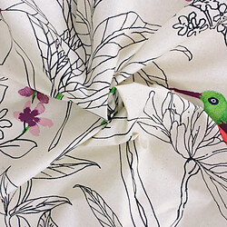 Avis Linnea nappe rectangulaire enduite coton Colibri