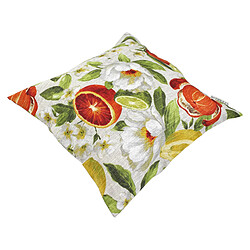 Linnea Housse de coussin 45x45 cm GALLINA Agrumes 100% Lin