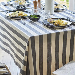 Linnea nappe carrée coton Mistral - gris