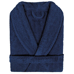 LinneA peignoir de bain col châle - Bleu marine